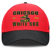 Men's Nike Crimson/Black Chicago White Sox Neon 90s Rise Adjustable Hat