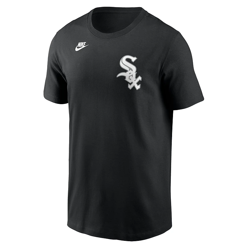 Men's Nike Frank Thomas Black Chicago White Sox Cooperstown Collection Fuse Name & Number T-Shirt