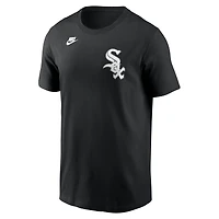 Men's Nike Frank Thomas Black Chicago White Sox Cooperstown Collection Fuse Name & Number T-Shirt