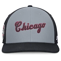 Casquette Snapback Nike Pro Performance Chicago White Sox gris/bleu marine pour homme