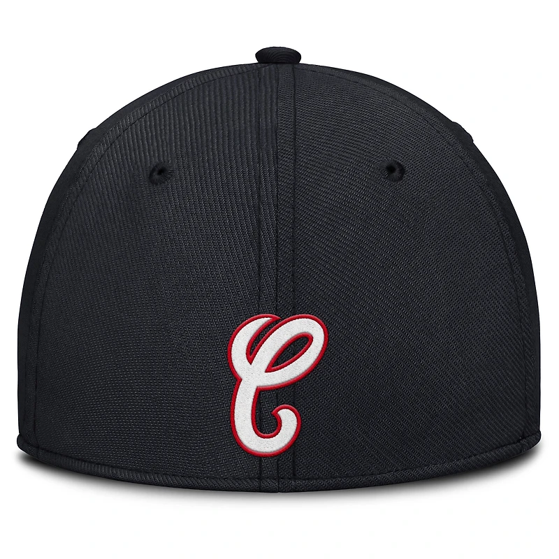 Casquette Nike Performance Flex gris/bleu marine Chicago White Sox Rise Swoosh pour homme