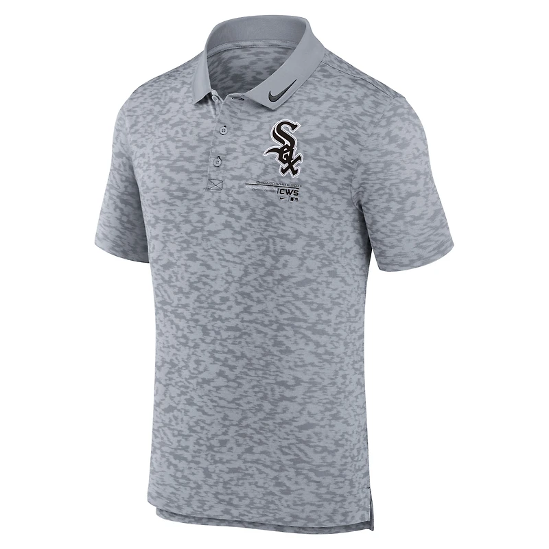 Men's Nike  Gray Chicago White Sox Next Level Performance Polo