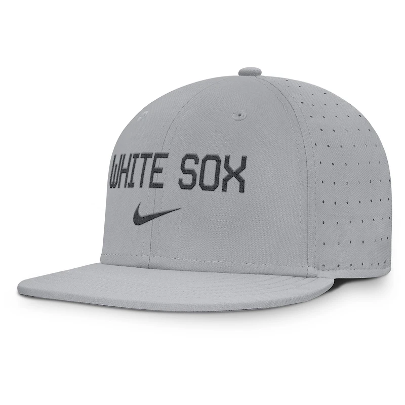 Casquette ajustée Nike True Performance grise des Chicago White Sox pour homme