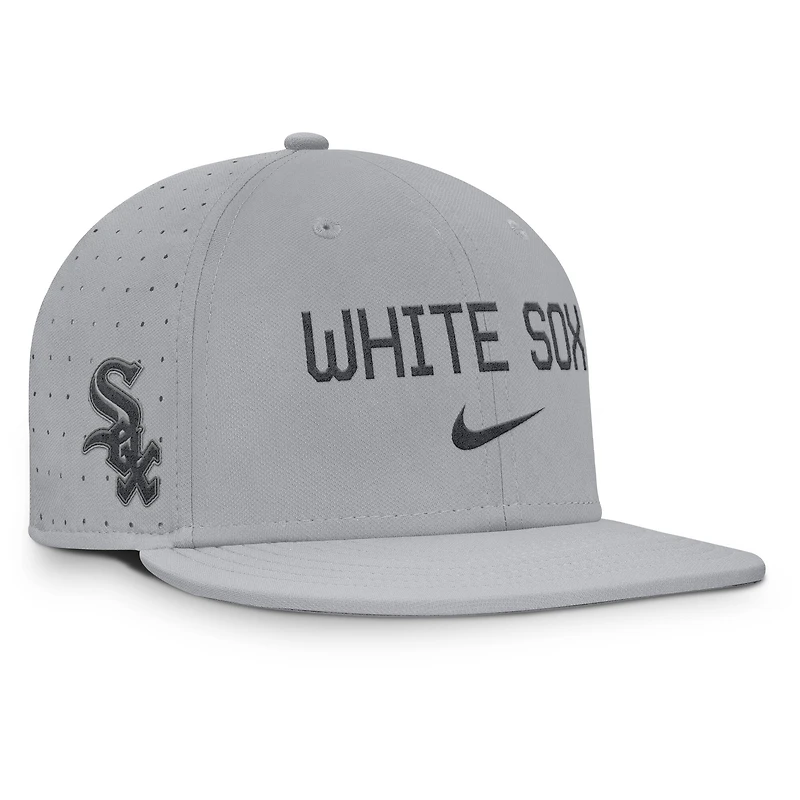 Casquette ajustée Nike True Performance grise des Chicago White Sox pour homme