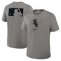 Men's Nike Heather Charcoal Chicago White Sox Authentic Collection Early Work Tri-Blend Dri-FIT T-Shirt