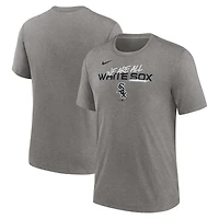 Nike Heather Charcoal Chicago White Sox We Are All Tri-Blend T-shirt pour homme