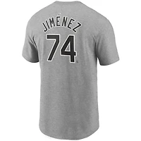 T-shirt Nike avec nom et numéro des Chicago White Sox pour homme, gris chiné