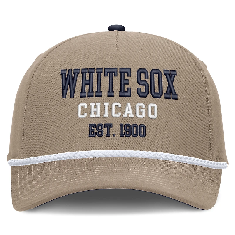 Men's Nike Khaki Chicago White Sox Father's Day Rope Rise Adjustable Hat