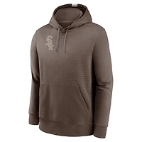 Sweat à capuche Nike pour homme, marron clair, Chicago White Sox, Statement