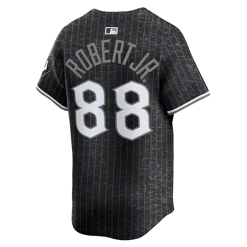 Maillot Nike Luis Robert Jr. noir pour homme, édition limitée Chicago White Sox City Connect