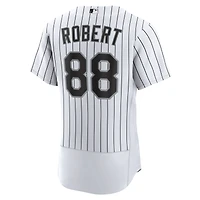 Homme Nike Luis Robert Blanc/Noir Chicago White Sox Domicile Maillot Joueur Authentique