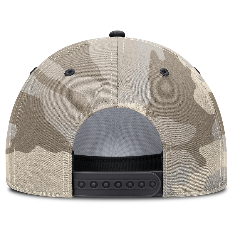 Men's Nike Natural Chicago White Sox Camo Pack Rise Adjustable Hat