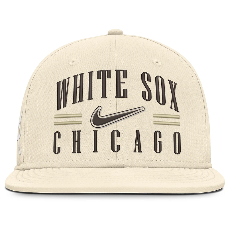Men's Nike Natural Chicago White Sox True Dri-FIT AeroBill Fitted Hat
