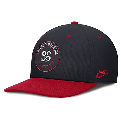 Men's Nike Navy/Red Chicago White Sox Cooperstown Collection Pro Dri-FIT Snapback Hat