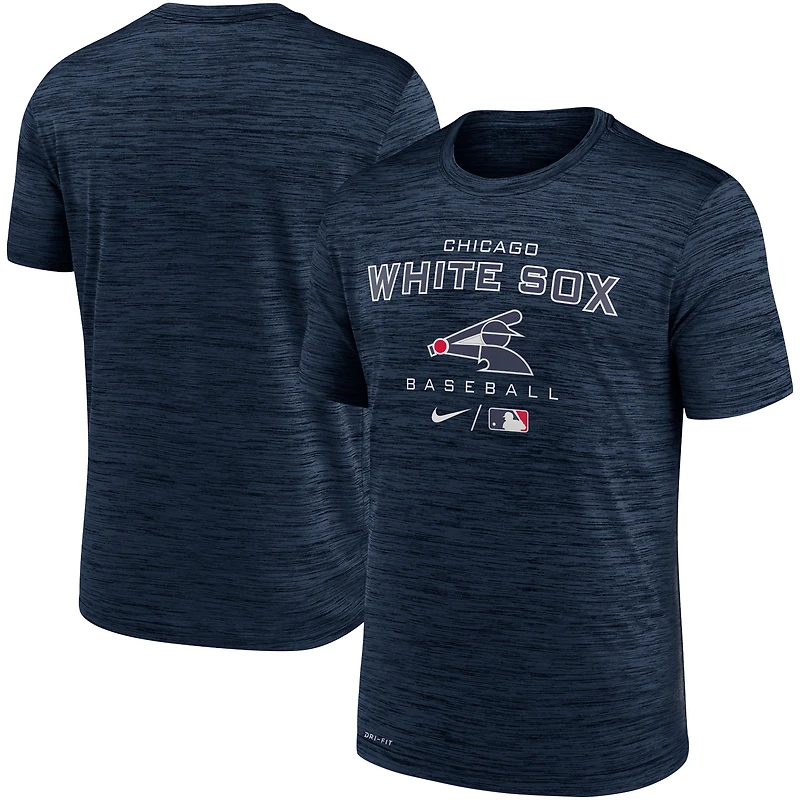 T-shirt d'entraînement pour homme Nike Chicago White Sox Authentic Collection Velocity - Bleu marine