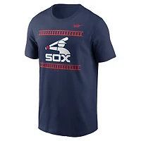 T-shirt Nike Chicago White Sox Cooperstown Collection pour homme, bleu marine