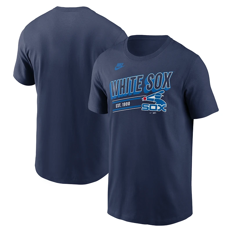 Men's Nike Navy Chicago White Sox Cooperstown Collection Retro T-Shirt