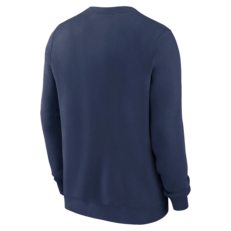 Men's Nike  Navy Chicago White Sox Cooperstown Collection Team Shout Out Pullover Sweatshirt