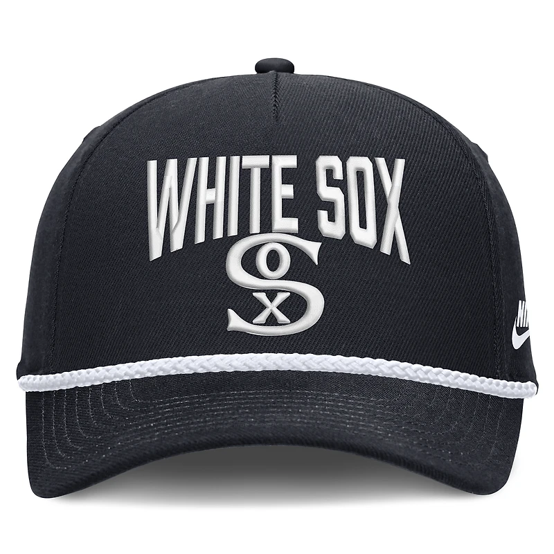 Casquette ajustable Nike bleu marine Chicago White Sox Cooperstown Rise pour homme