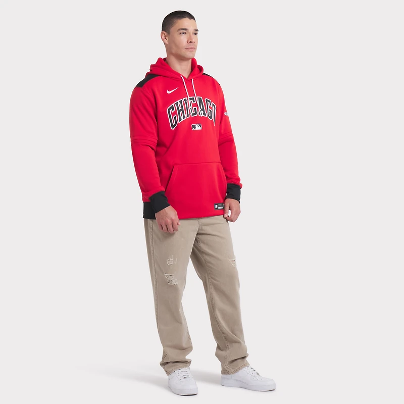 Men's Nike Red/Black Chicago White Sox 2025 City Connect Authentic Collection Performance Pullover Hoodie