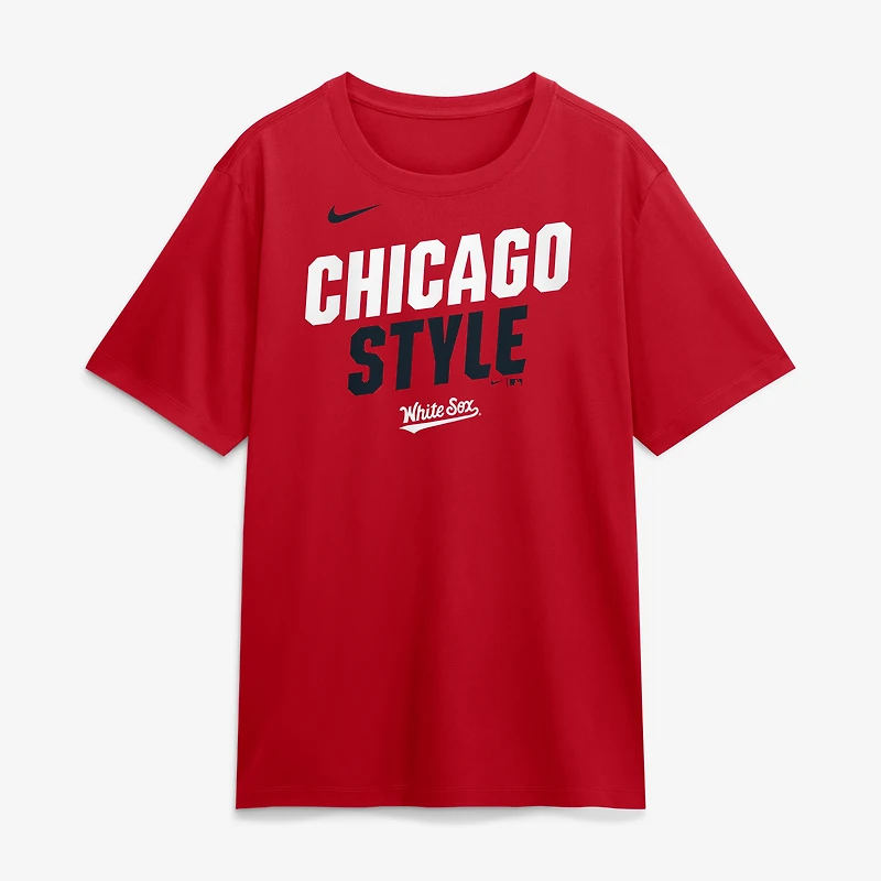 Men's Nike Red Chicago White Sox 2026 City Connect Team Phrase Script Dri-FIT T-Shirt