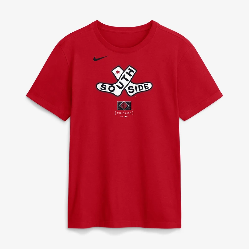 Men's Nike Red Chicago White Sox City Connect Large Logo T-Shirt