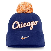 Men's Nike  Royal Chicago White Sox Peak Cuffed Knit Hat with Pom