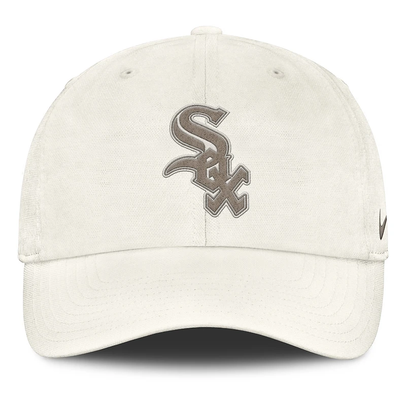 Men's Nike Stone Chicago White Sox Club Adjustable Hat