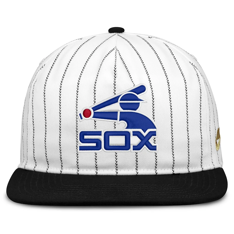 Casquette ajustable Nike Pro Chicago White Sox Cooperstown Collection blanche et noire pour homme