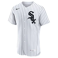Maillot authentique domicile Nike White Chicago Sox pour homme