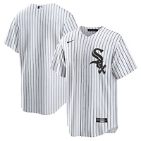 Men's Nike White Chicago Sox Home Blank Replica Jersey