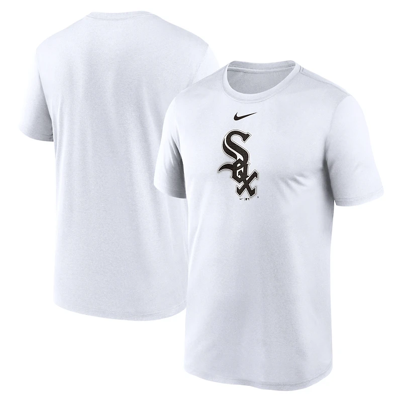 Men's Nike  White Chicago Sox Legend Fuse Large Logo Dri-FIT T-Shirt