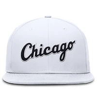 Men's Nike White Chicago Sox True Performance Fitted Hat