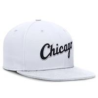 Men's Nike White Chicago Sox True Performance Fitted Hat