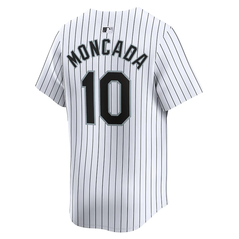 Men's Nike Yoan Moncada White Chicago Sox Home Limited Player Jersey