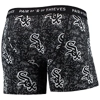 Lot de 2 boxers pour homme Pair of Thieves Black Chicago White Sox Super Fit