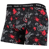 Lot de 2 boxers pour homme Pair of Thieves Black Chicago White Sox Super Fit