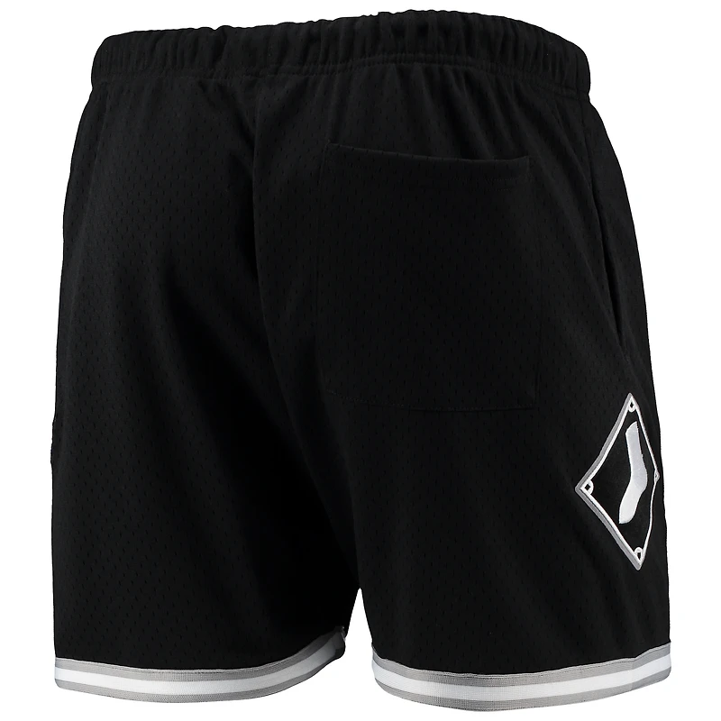 Men's Pro Standard Black Chicago White Sox 2005 World Series Mesh Shorts