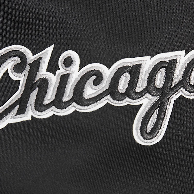 Men's Pro Standard Black Chicago White Sox Fast Lane Full-Zip Track Jacket