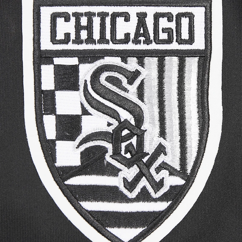 Men's Pro Standard Black Chicago White Sox Fast Lane Full-Zip Track Jacket