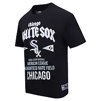 Men's Pro Standard Black Chicago White Sox Oversized City Tour T-Shirt