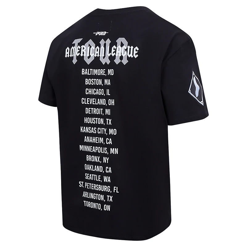 Men's Pro Standard Black Chicago White Sox Oversized City Tour T-Shirt