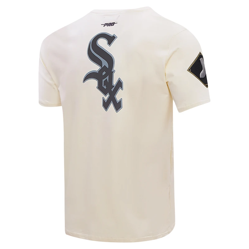 T-shirt avec badge de membre du club des White Sox Chicago Pro Standard crème pour hommes