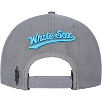 Casquette Snapback Chicago White Sox Washed Neon Pro Standard pour homme, gris