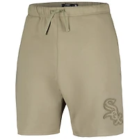 Men's Pro Standard Khaki Chicago White Sox Neutral Fleece Shorts