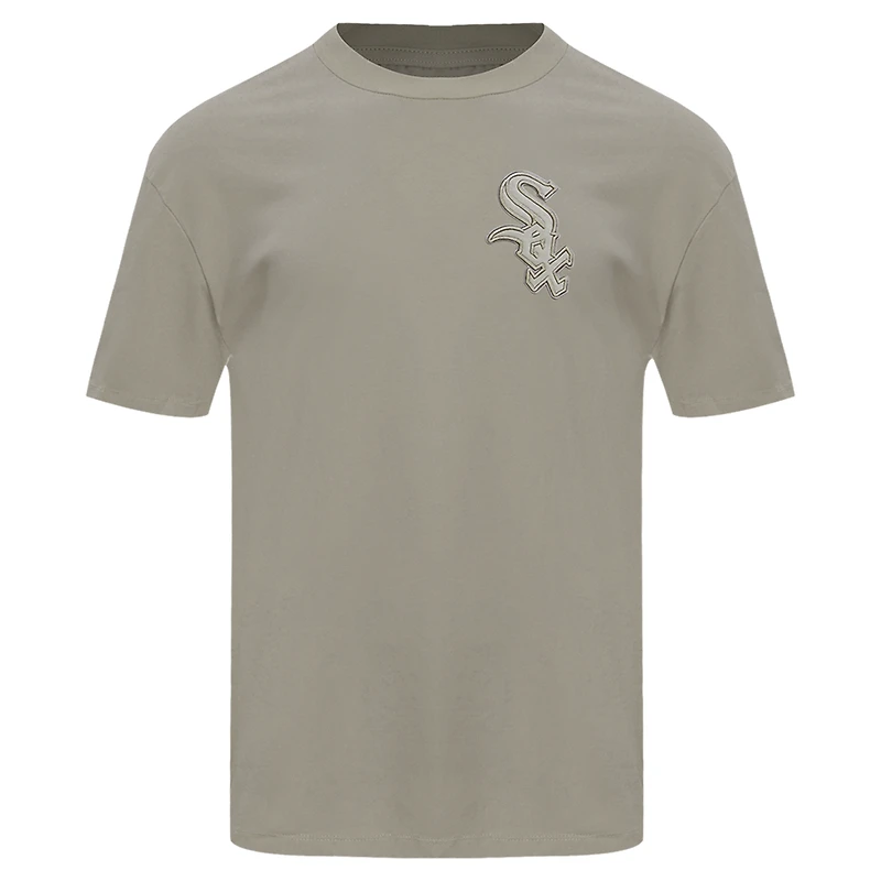 Men's Pro Standard Tan Chicago White Sox Oversized Neutral CJ Dropped Shoulders T-Shirt