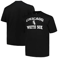Profil pour homme Noir Chicago White Sox Big & Tall Heart Soul T-shirt