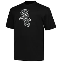 T-shirt noir avec logo principal des White Sox de Chicago pour hommes