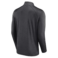 Haut à quart de zip raglan noir Chicago White Sox Big & Tall pour hommes