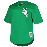 Profil pour homme Frank Thomas Kelly Vert Chicago White Sox Big & Tall Cooperstown Collection Maillot d'entraînement au bâton en maille